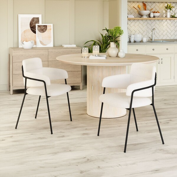 Zuo Modern Marcel Dining Chair Set Of 2 Cream - 109663