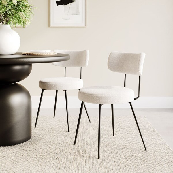 Zuo Modern Blanca Dining Chair Set Of 2 Ivory - 109738