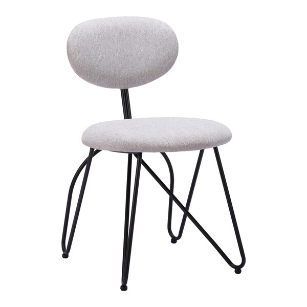 Zuo Modern Novi Dining Chair Set Of 2 Dove Gray - 110017