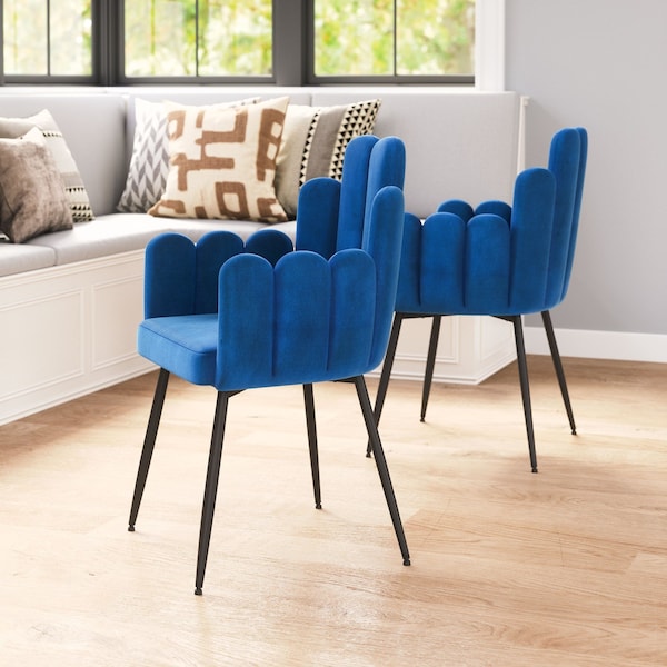 Zuo Modern Noosa Dining Chair Set Of 2 Navy Blue - 109654