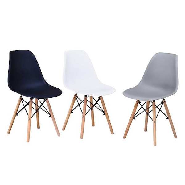 Best Master Furniture Best Master Furniture G02 Gray Chairs Mickey Modern Grey Dining Chair - Set of 4 - G02 GRAY CHAIRS