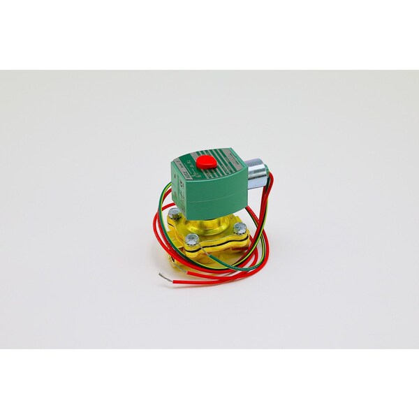 Asco 1/2 in. N/C, 0/50#NAT.GAS, BRASS VLV - 8210G75