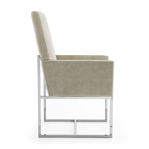 Manhattan Comfort Element Dining Armchair in Champagne - DC029-OM