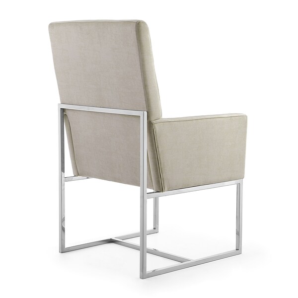 Manhattan Comfort Element Dining Armchair in Champagne - DC029-OM