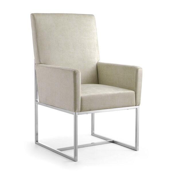 Manhattan Comfort Element Dining Armchair in Champagne - DC029-OM