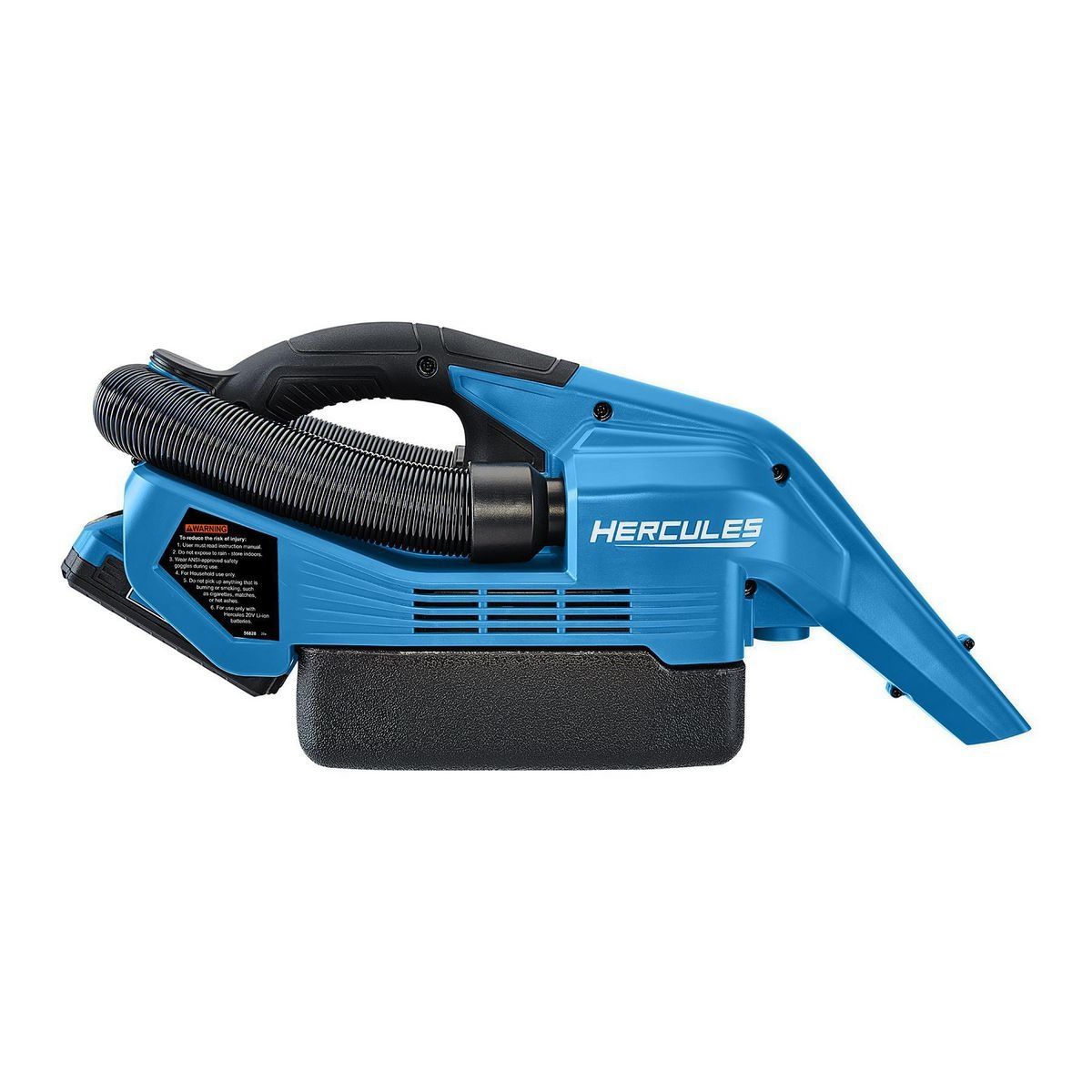 Hercules 20V Aspiradora Portátil Inalámbrica Húmeda/Seca de 1/2 Galón - Solo Herramienta - 56828
