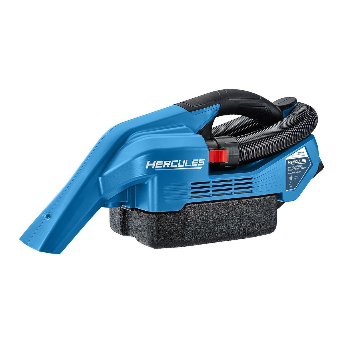 Hercules 20V Aspiradora Portátil Inalámbrica Húmeda/Seca de 1/2 Galón - Solo Herramienta - 56828