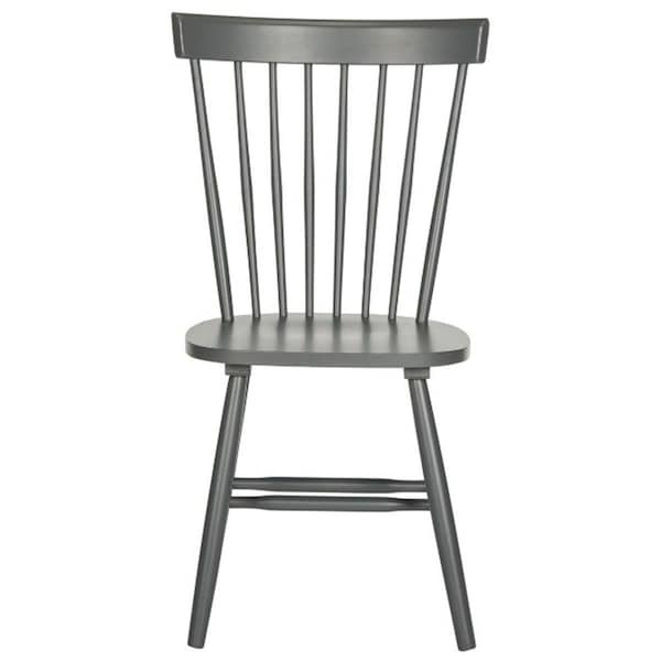 Safavieh Parker Dining Chair- Charcoal Grey - 36 x 21 x 20.5 in., 2PK - AMH8500G-SET2