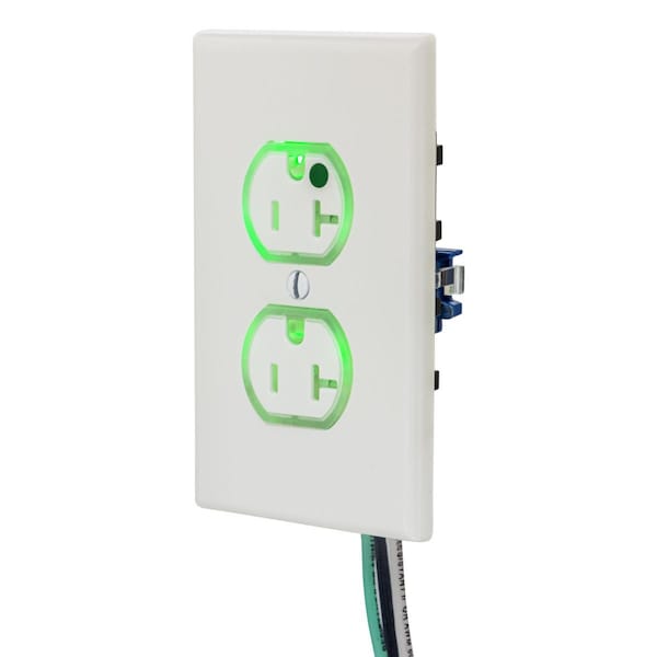 Hubbell Extra Heavy Duty Hospital Grade SNAPConnect Receptacle - SNAP8300WLTR