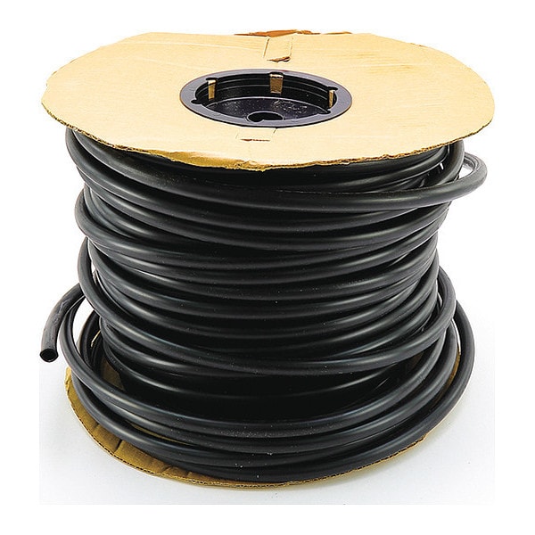 Chevron Plexco Tubing, 1/2", Black, 250 ft. - 1063708