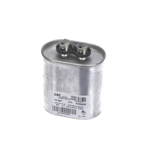 York Run Capacitor, 30uF, 440VAC, 50/60HZ, Oval - S1-CAP44300F