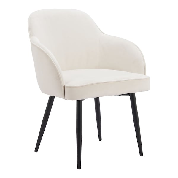 Zuo Modern Jolie Dining Chair Set Of 2 Ivory - 110157