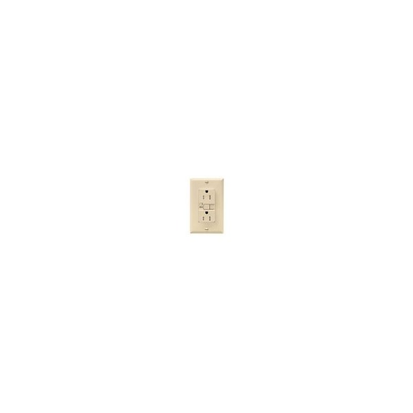 Eaton Wiring Devices GFCI RECEPTACLE, AUDIBLE ALARM, TAMPER RESISTANT, SELF-TEST - TRSGFA15V