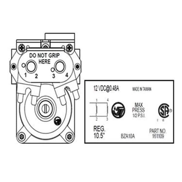 Suburban Mfg SUBURBAN MFG 521073 Gas Valve Solenoid - S6U-521073