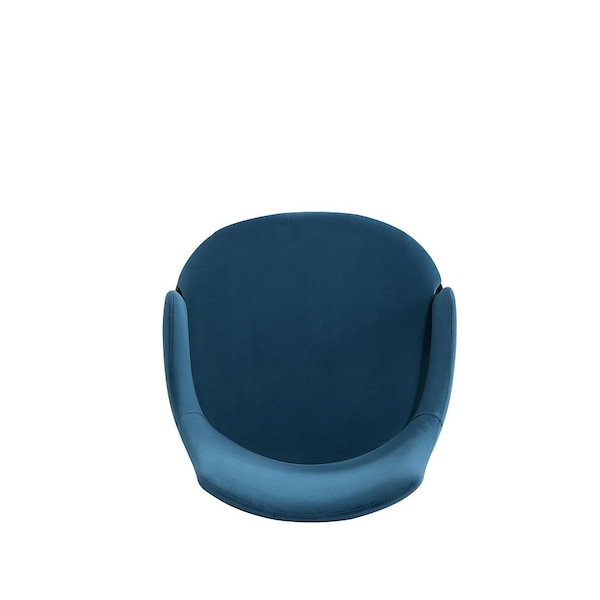 Manhattan Comfort 6-Piece Kara Dining Side and Arm Chairs in Blue - 4-DC057-BL