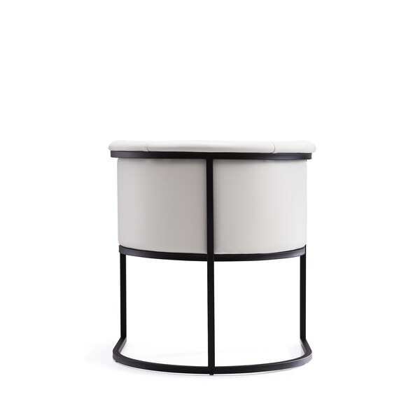 Manhattan Comfort Cosmopolitan Dining Chair in White and Black - DC044-WH
