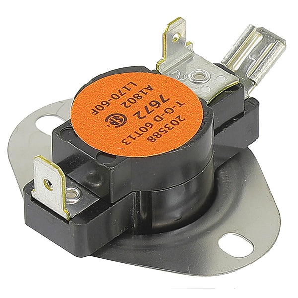 York Switch, 110 deg-170 deg F, Auto Reset Disc - S1-025-26366-008