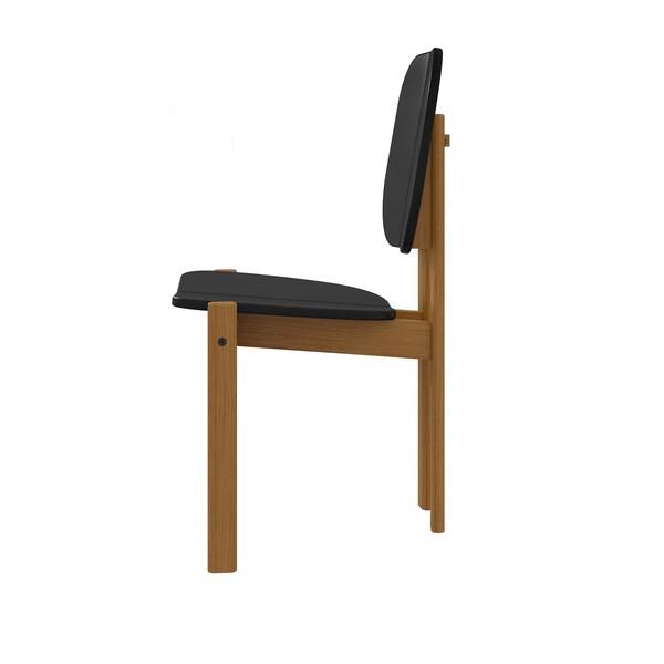 Manhattan Comfort Gales Dining Chair in Black - Set of 2 - DC-83938-BK