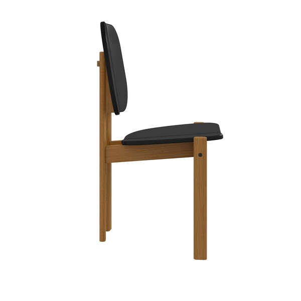 Manhattan Comfort Gales Dining Chair in Black - Set of 2 - DC-83938-BK