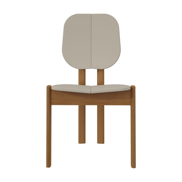 Manhattan Comfort Gales Dining Chair in Greige - Set of 2 - DC-83938-OW