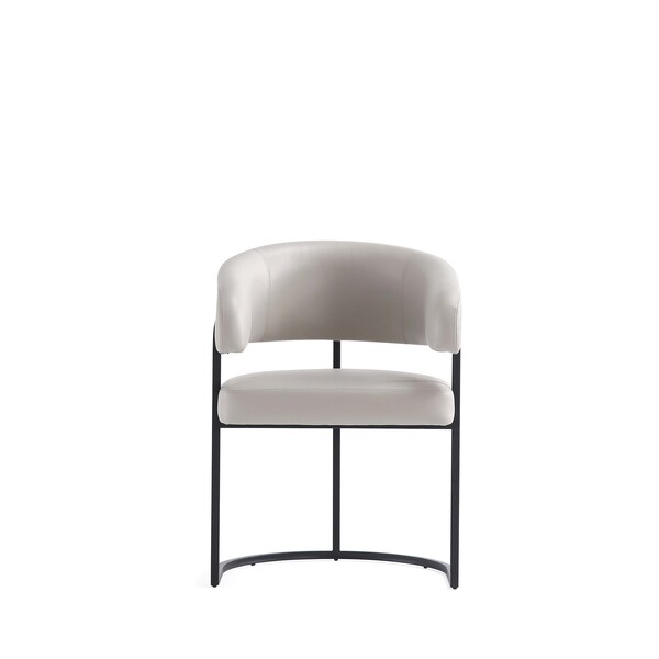 Manhattan Comfort Augusta Dining Chair in Light Grey, 6PK - 6-DC094-LG