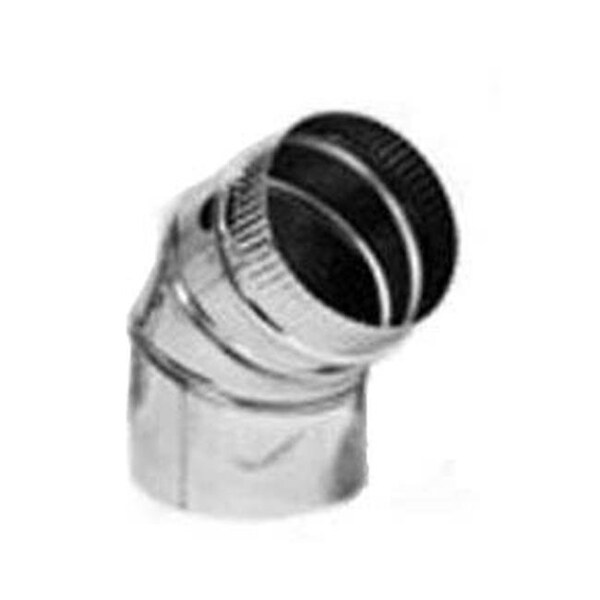 Dickinson Marine Dickinson Marine 17-040 4 in. x 45 Degree Stainless Steel Elbow - 17-040