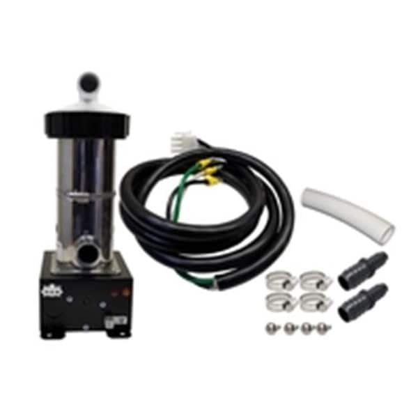 Whole-In-One 4.0KW & 230V Universal Low Flow Spa Heater with Fittings - WH1612823