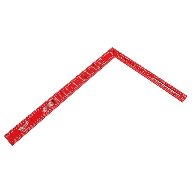 Milwaukee 400 mm x 600 mm Aluminum Framing Square - MLSQ124