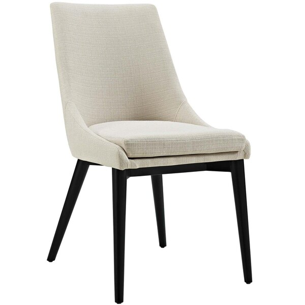 Modway Furniture 34 H x 19 W x 23.5 L in. Viscount Fabric Dining Chair, Beige - EEI-2227-BEI