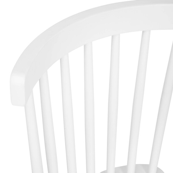Flash Furniture White Commercial Wooden Spindle Back Chairs, PK 2 - ZH-8101WR-WH-2-GG
