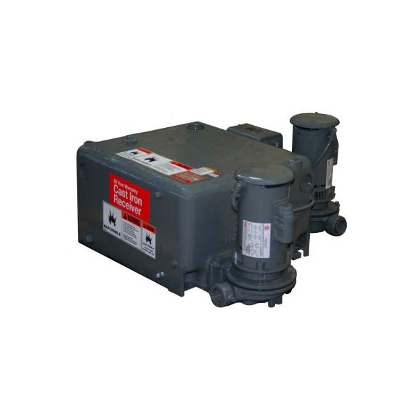 Hoffman Specialty Watchman Unit Cast Iron Duplex with Mechanical Alternator - WCD-12-20B-MA