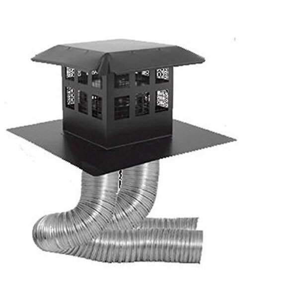 M&G Duravent M&G DuraVent 115043 3 in. x 35 ft. DirectVent Pro Direct Vent Pipe - Galvanized - 115043