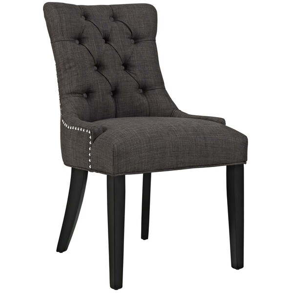 Modway Furniture 36 H x 22 W x 25 L in. Regent Fabric Dining Chair, Brown - EEI-2223-BRN