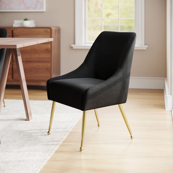 Zuo Modern Maxine Dining Chair Black & Gold - 109717