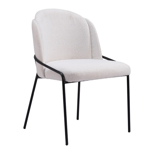Zuo Modern Jambi Dining Chair Set Of 2 Ivory - 109965