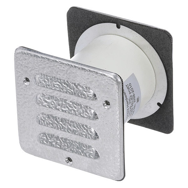 Component Hardware Alum Non-Heated Round Vent Port For 4" T - W88-2010
