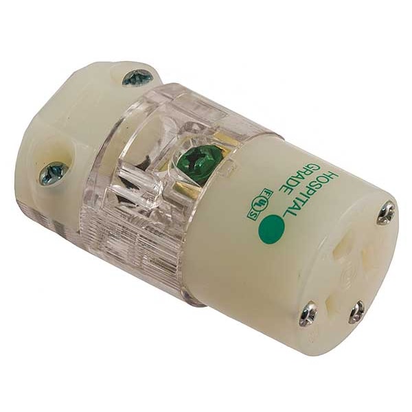 Hubbell Connector, 5-15R, 15A, 125V - HBL8219CT