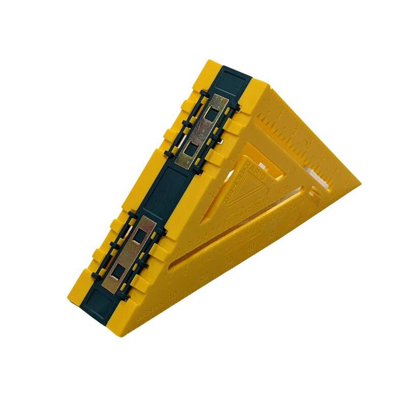 Rapid Rafter Yellow and Forest Green Double-Sided Rafter Square - 7 in - High Impact Polystyrene (HIPS) - 1002