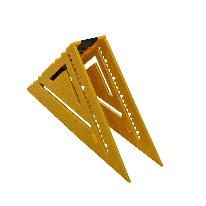Rapid Rafter Yellow and Forest Green Double-Sided Rafter Square - 7 in - High Impact Polystyrene (HIPS) - 1002