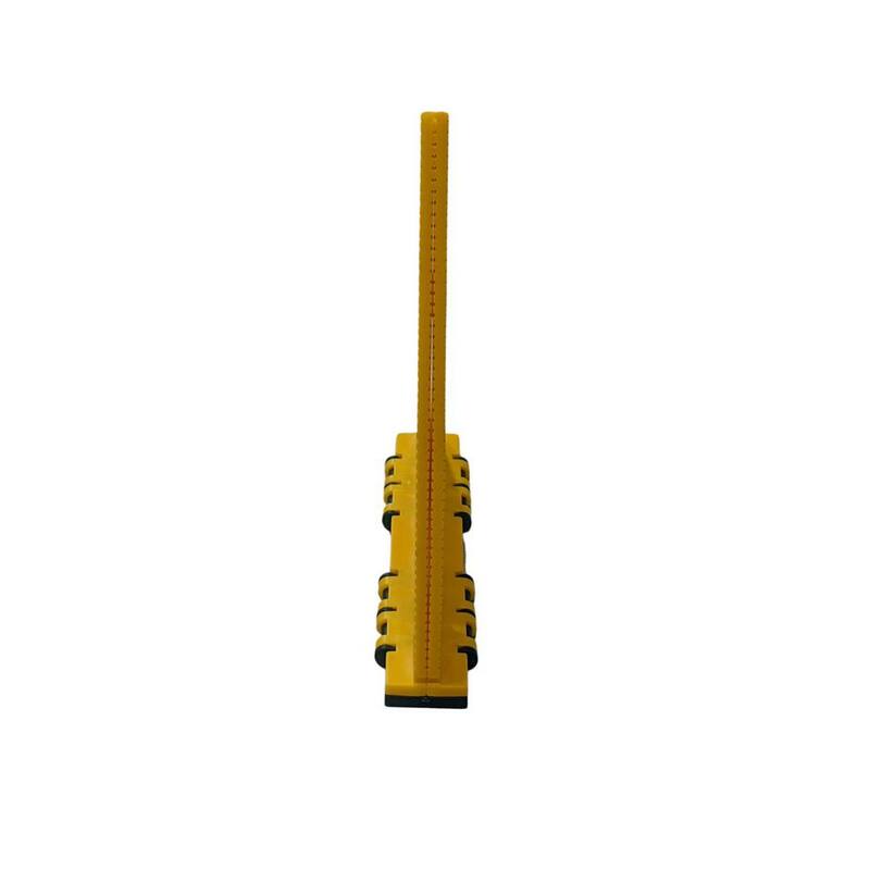 Rapid Rafter Yellow and Forest Green Double-Sided Rafter Square - 7 in - High Impact Polystyrene (HIPS) - 1002