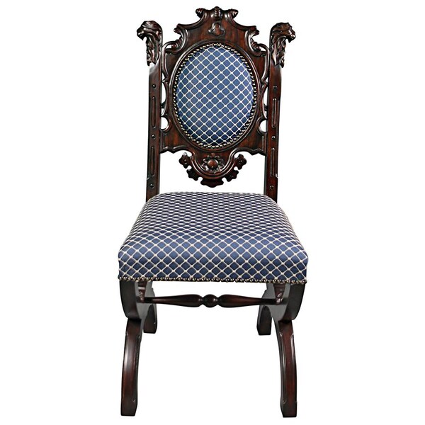 Design Toscano Sir Raleigh Hand-Carved Medieval Dining Chair: Each - AF51262
