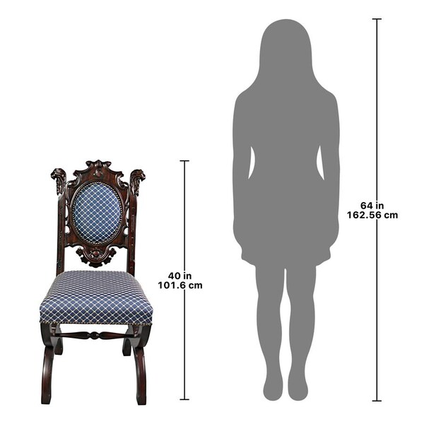Design Toscano Sir Raleigh Hand-Carved Medieval Dining Chair: Each - AF51262