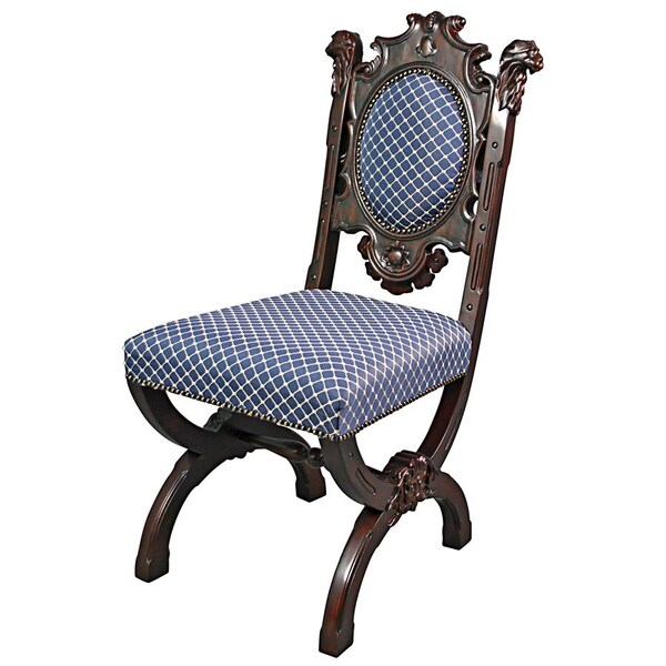 Design Toscano Sir Raleigh Hand-Carved Medieval Dining Chair: Each - AF51262