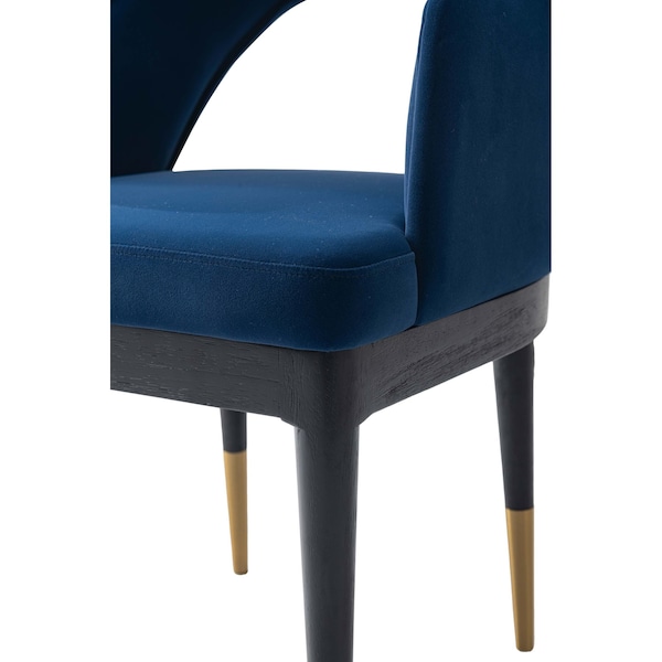 Manhattan Comfort Carrington Dining Armchair in Midnight Blue - DC089AR-BL