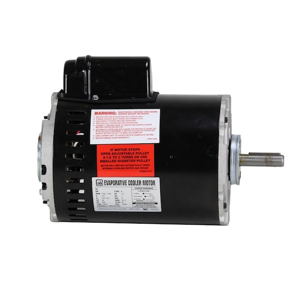 Dial Mfg 1 HP 115V 2 Speed Motor for Single Inlet Cooler - DI5208