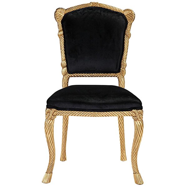 Design Toscano Chateau de Compiegne Rope and Tassel Carved Chairs - AF951605