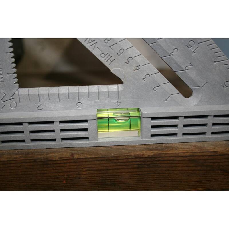 Swanson 8 in. Composite Speedlite Level Rafter Square (Gray) - T0111