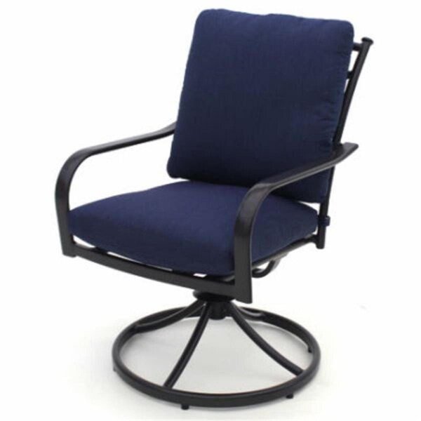 Patio Master Four Seasons Brook Swivel Rocker Dining Chair - 108352