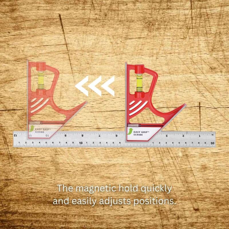 Kapro 12 in. Magnetic Lock Combination Square with Zinc Head - 325M