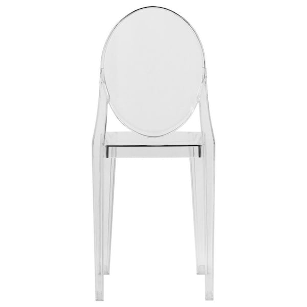 Leisuremod Marion Transparent Acrylic Modern Chair, Clear - GV19CL